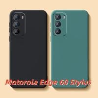 ราคา คุณภาพสูงสําหรับ Motorola Edge 60 Stylus Case Silicone Full Case Classic Solid Color Phone Case Cover Sense of premium (53109475362)