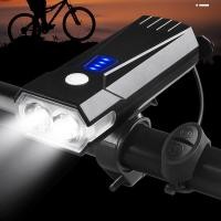 ราคา ไฟหน้าจักรยาน T6 LED, ไฟแรงสำหรับขี่จักรยานกลางคืน, ไฟเตือนและกระดิ่ง, อุปกรณ์เสริมจักรยาน (46108311803)