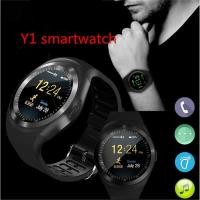 ราคา Y1 สมาร์ทนาฬิกาบลูทู ธ กันน้ำผู้หญิงผู้ชายนาฬิกา Android สมาร์ทนาฬิกาโทรศัพท์โทร GSM ซิมระยะไกลกล้องกีฬา Pedometer (6307546549)