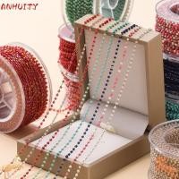 ราคา AHUITYJ โซ่ลูกปัดหลอด, สแตนเลส 1 เมตร Extender Link Chain, น่ารักสีชมพูสีสันสร้อยคอสําหรับ Charm สร้อยข้อมือสร้อยคอ (47210890853)