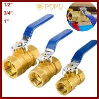 ราคา CODPOPU บอลวาล์วทองเหลือง, ทองแดงบริสุทธิ์ 1/2" 3/4" 1" Full Port Ball Valve, ทนต่ออุณหภูมิสูง 2P Handle Valve (53662146554)