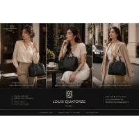 ราคา LOUIS QUATORZE Paris Leather Tote Bag แท้ % (51411950012)