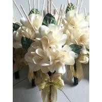 ราคา ดอกไม้จันทน์พุดซ้อนช่อ3 ดอกบรรจุ10ช่อ (7591786443)