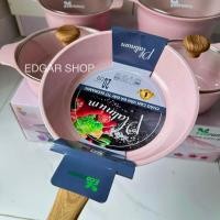 ราคา Ecoramic Platinum Blue Pink กระทะแบบไม่ติดลายหินขนาด 20 ซม. (44511316614)