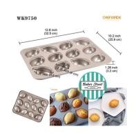 ราคา พิมพ์ CHEFMADE รหัส WK9750 พิมพ์ Lemon 12 หลุม เคลือบเทฟลอนสีทอง (9616179254)
