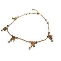 ราคา TANITTgems สร้อยข้อเท้าประดับตุ้งติ้งฝังเพชรคริสตัลแวววาว. (9019065687)
