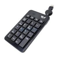 ราคา Md tech คีย์บอร์ดตัวเลข Retractable Nuberic Keypad 4 Hotkey รุ่น PT-982 (สีดำ)Black #55 (541778611)