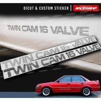 ราคา สติกเกอร์ twincam 16valve สำหรับ toyota ae92 โตโยต้าโดเรม่อน สติกเกอร์ติดโตโยต้าปีเก่า (23631464634)