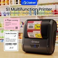 ราคา CLABEL S1 เครื่องพิมพ์ฉลากความร้อน Bluetooth แบบพกพา ป้ายราคา พิมพ์บาร์โค้ด 20-80mm ความกว้างในการพิมพ์ (47101722693)