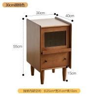 ราคา โต๊ะข้างเตียงไม้เนื้อแข็งเรียบง่ายขนาดเล็กตู้ข้างแคบพิเศษห้องนอนตู้เก็บของข้างเตียงตู้ขนาดเล็กขนาดเ (26064459863)