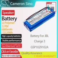 ราคา CameronSino แบตเตอรี่สำหรับ JBL Charge 3เหมาะกับ JBL GSP1029102A ลำโพงแบตเตอรี่6000มิลลิแอมป์ชั่วโมง/22.20Wh 3.70โวลต์ L (18092841981)