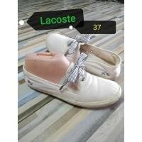 ราคา ส่งฟรีLacoste มือสอง ไซด์ 37 สลิปออนผูกโบว์ (12149907399)