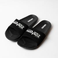 ราคา HANVADZ LEGACY Official - รองเท้าแตะ Llop Black Taxt White Glos Doff I Unisex (51654127667)