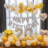 ราคา ลูกโป่งฟอยล์ Happy Birthday set ชุดลูกโป่งวันเกิด ชุดลูกโป่งยาง ลูกโป่งวันเกิด เซตลูกโป่ง เซตลูกโป่งวันเกิดสุดคุ้ม (41762399464)