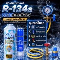 ราคา ชุดเติมน้ำยาแอร์ฉุกเฉิน R134aทั้งชุดพร้อมน้ำยาอุดรอยรั่ว พร้อมเกจวัด+หัวคอปเปอร์+หัวเติม+*สายยาว36“ จำนวน 2 เส้น*[096] (29506334827)