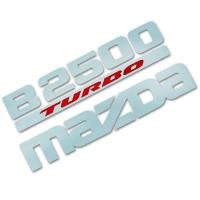 ราคา สติ๊กเกอร์ Sticker B2500 Turbo MAZDA สีเทา + แดง Size 27 x 10 CM. (8533802500)