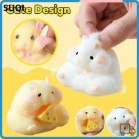ราคา SUQI Squishy ของเล่นหนูแฮมสเตอร์, Kawaii Handmade Hamster Squishy ของเล่น, Slow-Rising ช้า-Rising น่ารัก Fuzzy Hamster ของเล่น Fidget (51611364005)