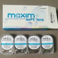 ราคา คอนแทคเลนส์ maxim soft lens แบบใสรายเดือน สายตาสั้น -200 (1490181022)