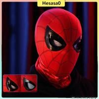 ราคา Spiderman Headgear Mask สําหรับของเล่นเด็กคอสเพลย์ Moving Eyes Mask Spider Man ของเล่นผู้ใหญ่เด็กของขวัญ (45307511235)