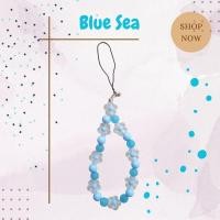 ราคา Gantungan STRAP PHONE/BONUS STRAP BEAD BLUE SEA/Cellphone HANGER (26268808078)