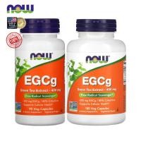 ราคา NOW Foods EGCg Green Tea Extract 400mg | สารสกัดชาเขียว | 90/180 แคปซูล | แท้พร้อมส่ง (41523625872)