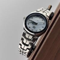 ราคา Tag Heuer Link Lady Date Diamond Blue MOP Dial (WBC1313) (41950314837)