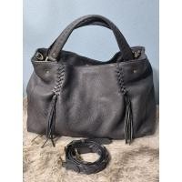 ราคา กระเป๋าถือและสะพายข้างfinn esker(หนังแท้สีเทา) มือสองSize14 (29526364638)