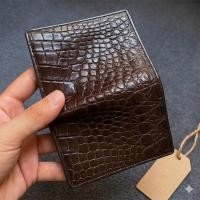 ราคา กระเป๋าสตางค์หนังจระเข้แท้ 100% (29994763591)