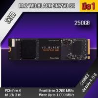 ราคา เอสเอสดี 250GB SSD M.2 PCIe 4.0 WD BLACK SN750 SE NVMe ของใหม่มือ1 พร้อมจัดส่ง (20539755059)