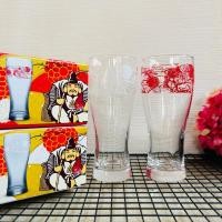 ราคา แก้วเบียร์เอบิสึ YEBISU ลายเทพ Ebisu เทพเจ้าแห่งประมง ทรงสูง มือสอง จากญี่ปุ่น (29826120237)