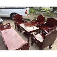 ราคา ชุดรับแขกไม้เนื้อแข็ง6ชิ้น0874088644 (1968895735)