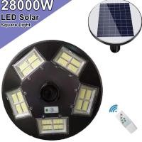 ราคา โคมไฟโซล่าเซลล์ UFO 20ทิศทาง LED 22000W - 28000W Square Light ไฟถนน พลังงานแสงอาทิตย์ Solar Street Light (10407847757)