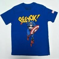 ราคา เสื้อยืดลายการ์ตูน Captain America ลิขสิทธิ์แท้ ไซส์ M กัปตันอเมริกา (17420483439)