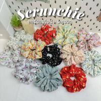 ราคา Blossom Scrunchies ยางมัดผมโดนัทลายดอก มี 2 ขนาด 12 ลาย made in Thailand (27026316085)