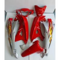 ราคา ชุดสี wave125r เวฟ125r สีแดงเทา กุญแจนิราภัย ปี2005 กาบรถ เฟรมรถ เวฟ125r (21994083875)