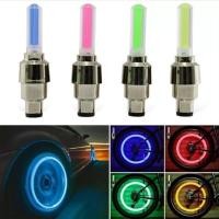 ราคา LED ยางวาล์ว Caps Light Neon Flash โคมไฟ Night Warning กันน้ําจักรยานล้อยางไฟ M0D9 (45456357964)