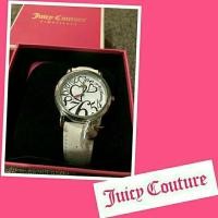 ราคา นาฬิกาแบรนด์เนมแท้ Juicy Couture หนังแท้ จากอเมริกา สีขาว น่ารักสดใส งานป้ายมือหนึ่ง (1068010026)