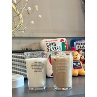 ราคา ♡พร้อมส่ง ♡ แก้วมัทฉะ แก้วลายตัวหนังสือ toast bread minimal น่ารักสุดๆ (26380807605)