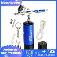 ราคา Portable Airbrush Compressor Double Action Cleaner with 5 Brushes - 0.3mm Nozzle for Models, Painting, Art, and Crafts (43508432169)
