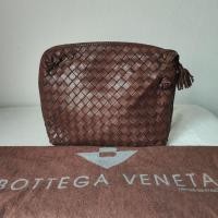 ราคา Bottega Veneta Burgundy Intrecciato Leather Nodini Crossbody QUITE Luxury Bag (29039304606)