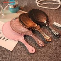 ราคา SPIRAKOGEO กระจกมือ, กระจกแต่งหน้าเครื่องสําอางแกะสลัก, โต๊ะเครื่องแป้งแต่งหน้า กระจกแต่งหน้ามือถือผู้หญิง (57061326103)