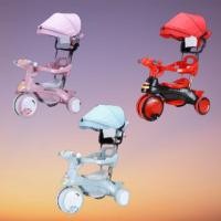 ราคา จักรยานเด็ก 3 ล้อ เหมาะสำหรับเด็ก 1-3 ขวบ มีที่เข็น รุ่น FD-819 (มีร่มบังแดด) (สีฟ้า,สีชมพู,สีแดง) (10864971398)