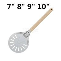 ราคา C 7 8 10 Inch Perforated Turning Peel Pizza Shovel Aluminum Pizza Peel Paddle Short Pizza Tool Non (50911201547)