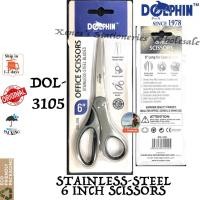 ราคา DOLPHIN สแตนเลส SCISSORS 6" DOL-3105 / DOLPHIN DOL-3105 สแตนเลส SCISSORS 6" (50159477007)