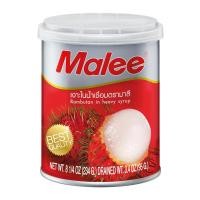 ราคา มาลีเงาะในน้ำเชื่อม 234กรัม Malee Rambutan in Syrup 234g. [หมายเลขบาร์โค้ด 8853333000443 ] (56760295769)