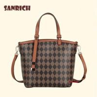 ราคา กระเป๋าช้อปปิ้ง 8.5นิ้ว สะพายข้า่งได้ แซนริช กระเป๋าแบรนด์ Sanrich หนัง PU Premium (25872544048)