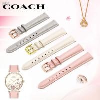 ราคา Ready Stock = COACH/COACH GRAND Womens Strap 14503009 สายนาฬิกาหนังแท้สีชมพูสีขาว 12 14 16มม (27727920515)