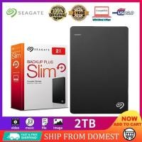 ราคา Seagate Hard Drive 2TB/1TB Backup Plus Slim External Hard Drive HDD USB 3.0 external hard disk 3 Year Warranty (50562283866)