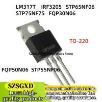 ราคา 5PCS FQP30N06 FQP50N06 STP55NF06 STP65NF06 STP75NF75 LM317T IRF3205 30N06 50N06 55NF06 75NF75 TO-220 Field Effect ทรานซิสเตอร์ (54310367846)