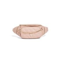 ราคา กระเป๋าคาดเอว รุ่นใหม่ GUESS Kassidy Logo Chain Fanny Pack สีชมพู ของแท้ พร้อมส่ง (2150343670)
